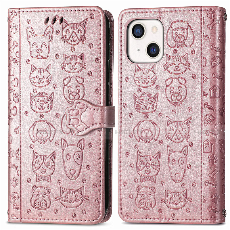 Funda de Cuero Cartera con Soporte Patron de Moda Carcasa H11 para Apple iPhone 14