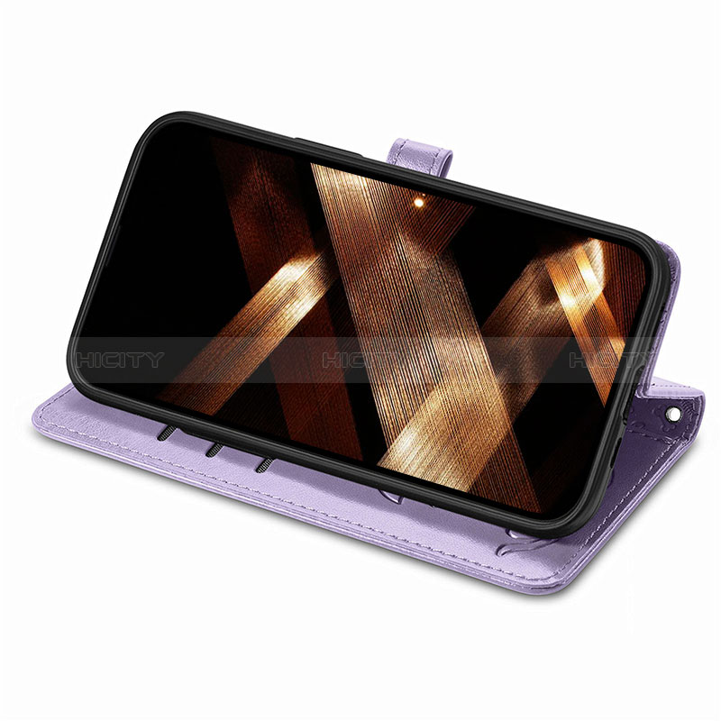 Funda de Cuero Cartera con Soporte Patron de Moda Carcasa H11 para Apple iPhone 14 Pro