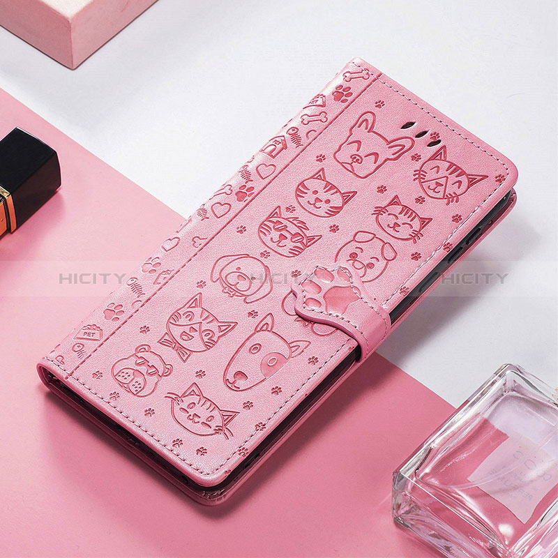 Funda de Cuero Cartera con Soporte Patron de Moda Carcasa H12 para Apple iPhone 15