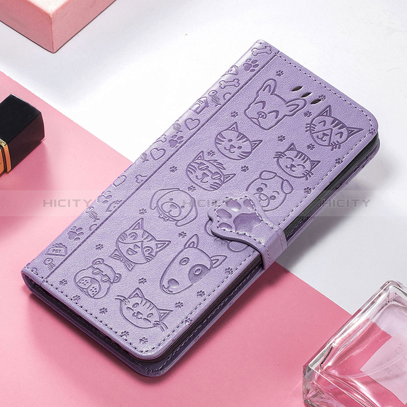 Funda de Cuero Cartera con Soporte Patron de Moda Carcasa H12 para Apple iPhone 15