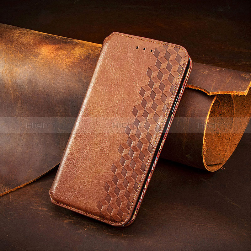 Funda de Cuero Cartera con Soporte Patron de Moda Carcasa H14 para Apple iPhone 15