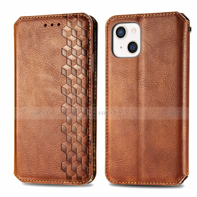 Funda de Cuero Cartera con Soporte Patron de Moda Carcasa H15 para Apple iPhone 13