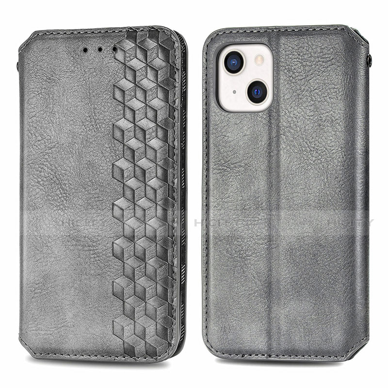 Funda de Cuero Cartera con Soporte Patron de Moda Carcasa H15 para Apple iPhone 13