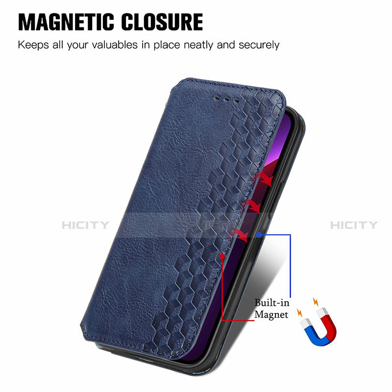 Funda de Cuero Cartera con Soporte Patron de Moda Carcasa H15 para Apple iPhone 14