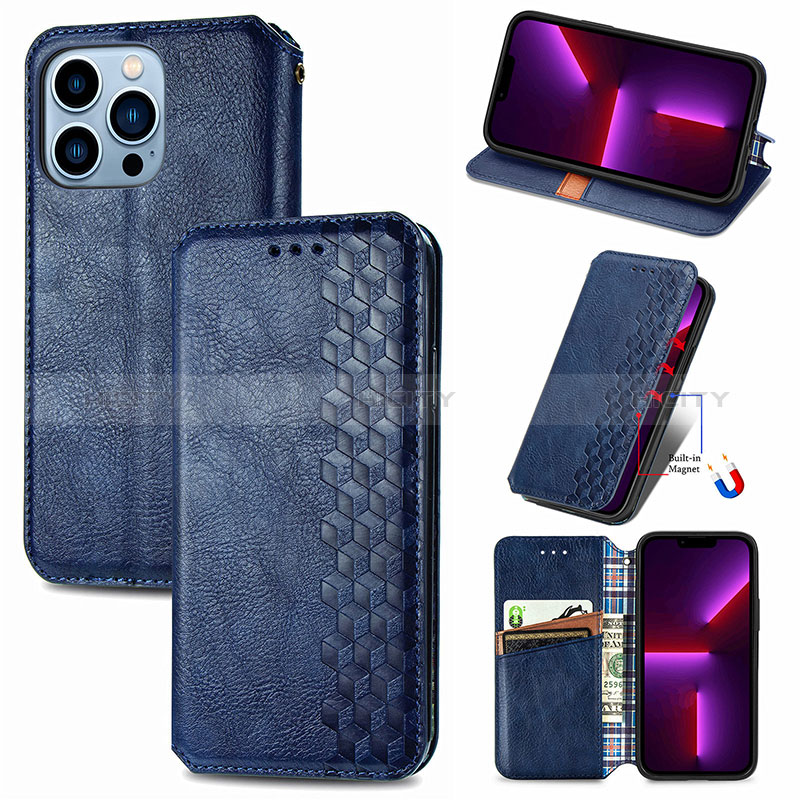 Funda de Cuero Cartera con Soporte Patron de Moda Carcasa H15 para Apple iPhone 14 Pro Max