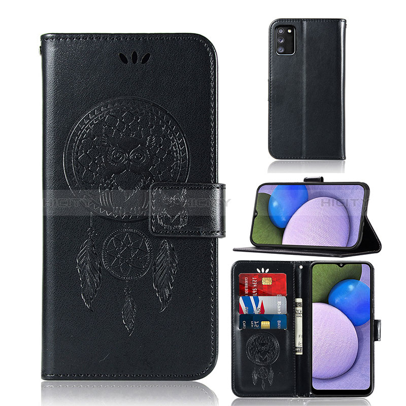 Funda de Cuero Cartera con Soporte Patron de Moda Carcasa JX1 para Samsung Galaxy A02s