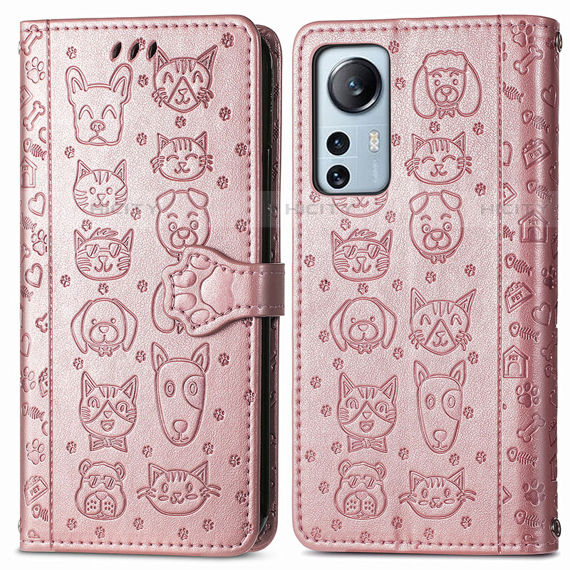 Funda de Cuero Cartera con Soporte Patron de Moda Carcasa L01 para Xiaomi Mi 12 Lite 5G