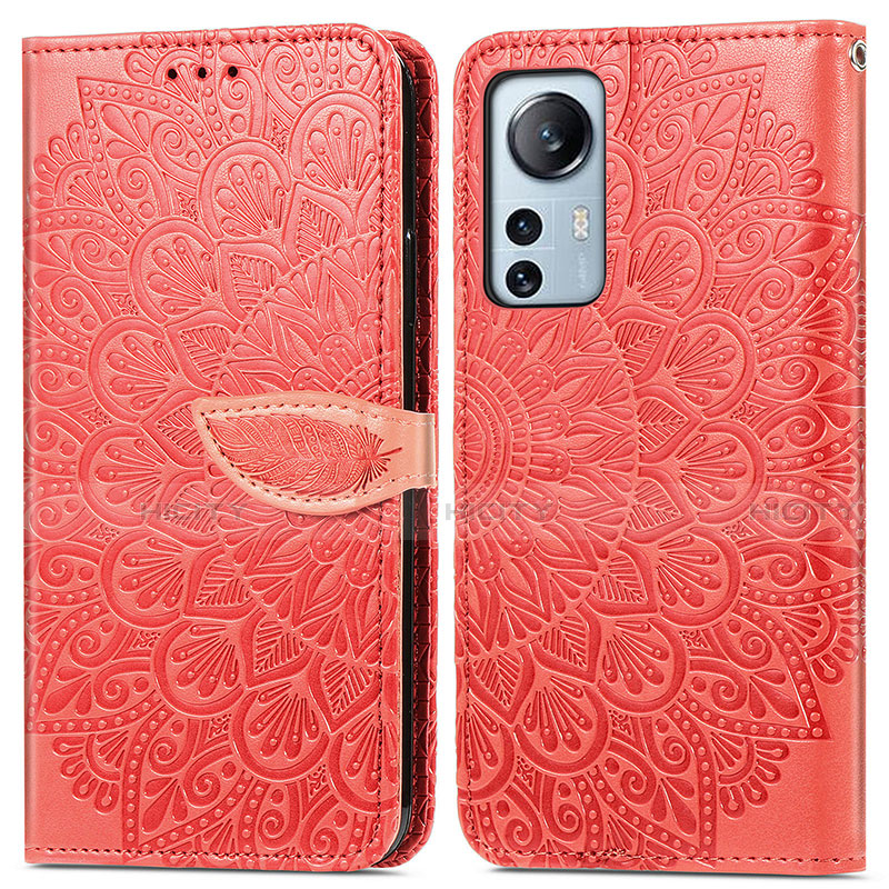 Funda de Cuero Cartera con Soporte Patron de Moda Carcasa L02 para Xiaomi Mi 12 5G