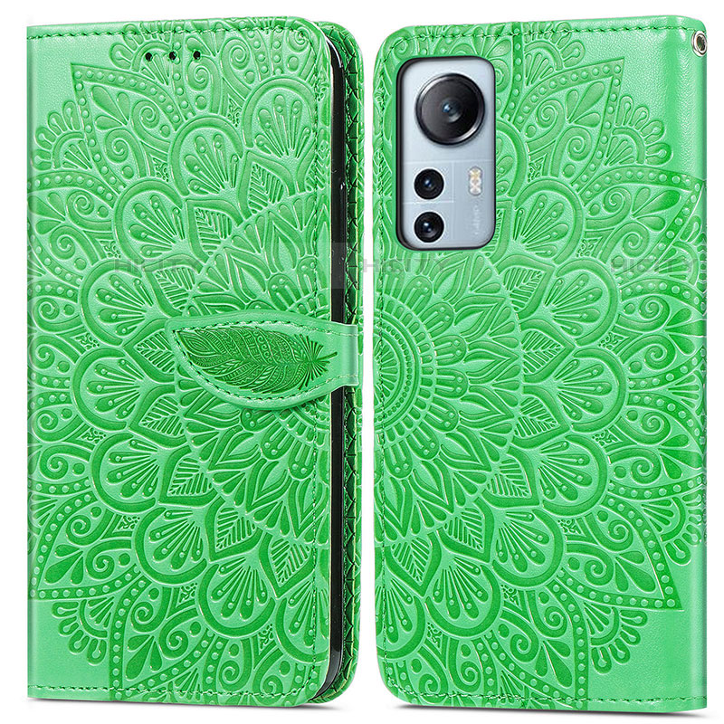 Funda de Cuero Cartera con Soporte Patron de Moda Carcasa L02 para Xiaomi Mi 12 Lite 5G