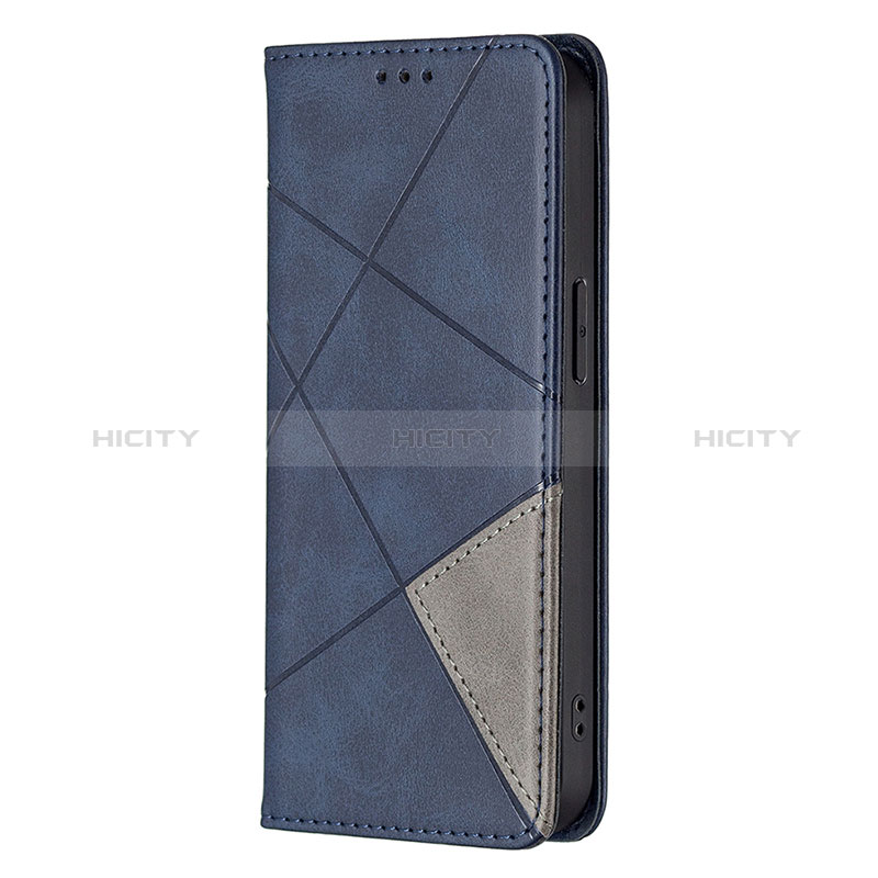 Funda de Cuero Cartera con Soporte Patron de Moda Carcasa L04 para Apple iPhone 14 Pro Azul