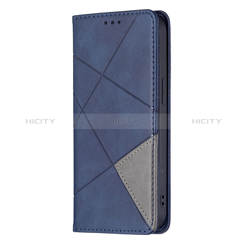 Funda de Cuero Cartera con Soporte Patron de Moda Carcasa L04 para Apple iPhone 15 Plus Azul