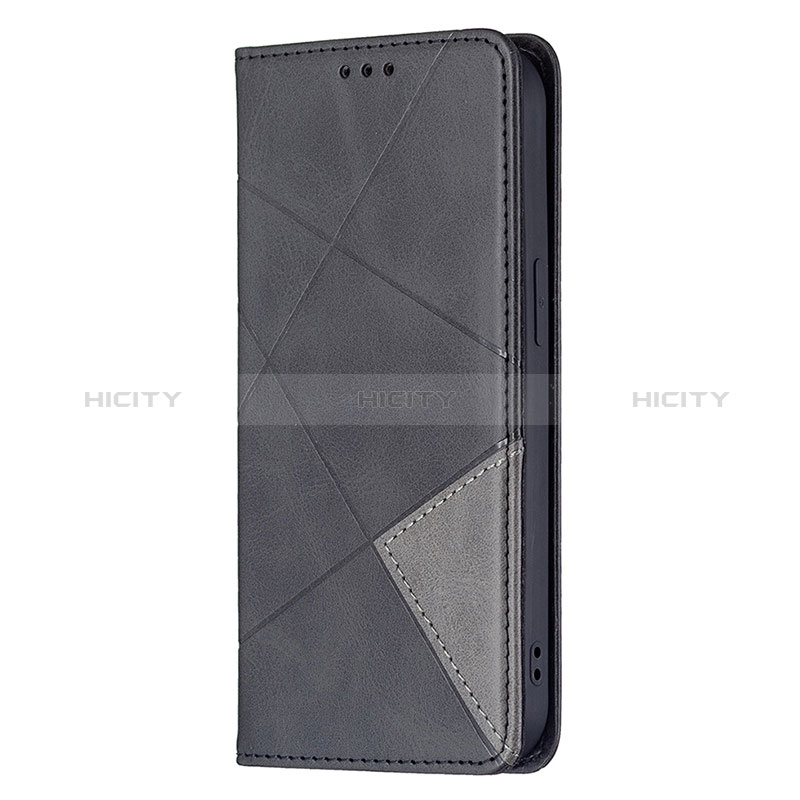 Funda de Cuero Cartera con Soporte Patron de Moda Carcasa L04 para Apple iPhone 15 Plus Negro