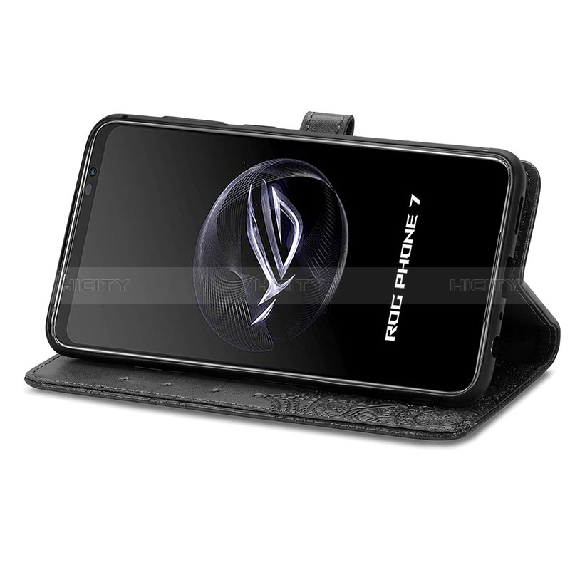 Funda de Cuero Cartera con Soporte Patron de Moda Carcasa para Asus ROG Phone 7