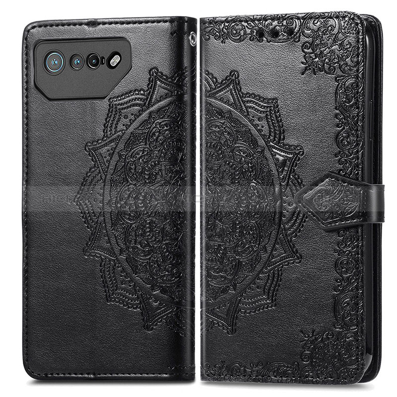 Funda de Cuero Cartera con Soporte Patron de Moda Carcasa para Asus ROG Phone 7 Pro