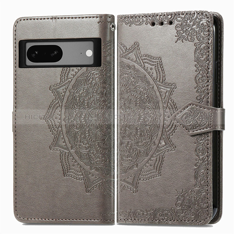 Funda de Cuero Cartera con Soporte Patron de Moda Carcasa para Google Pixel 7 5G