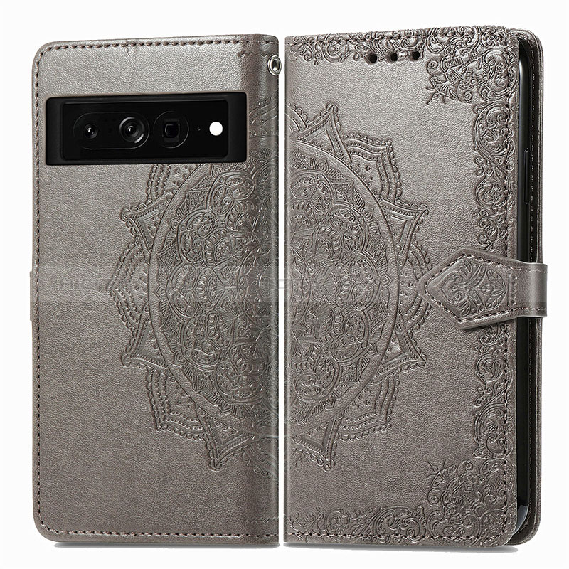 Funda de Cuero Cartera con Soporte Patron de Moda Carcasa para Google Pixel 7 Pro 5G