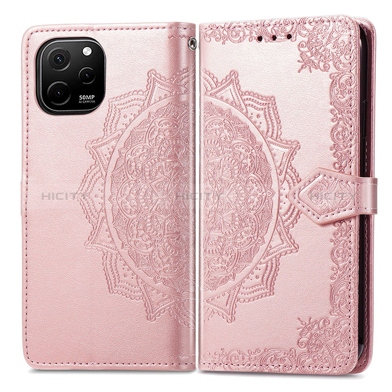 Funda de Cuero Cartera con Soporte Patron de Moda Carcasa para Huawei Enjoy 50z