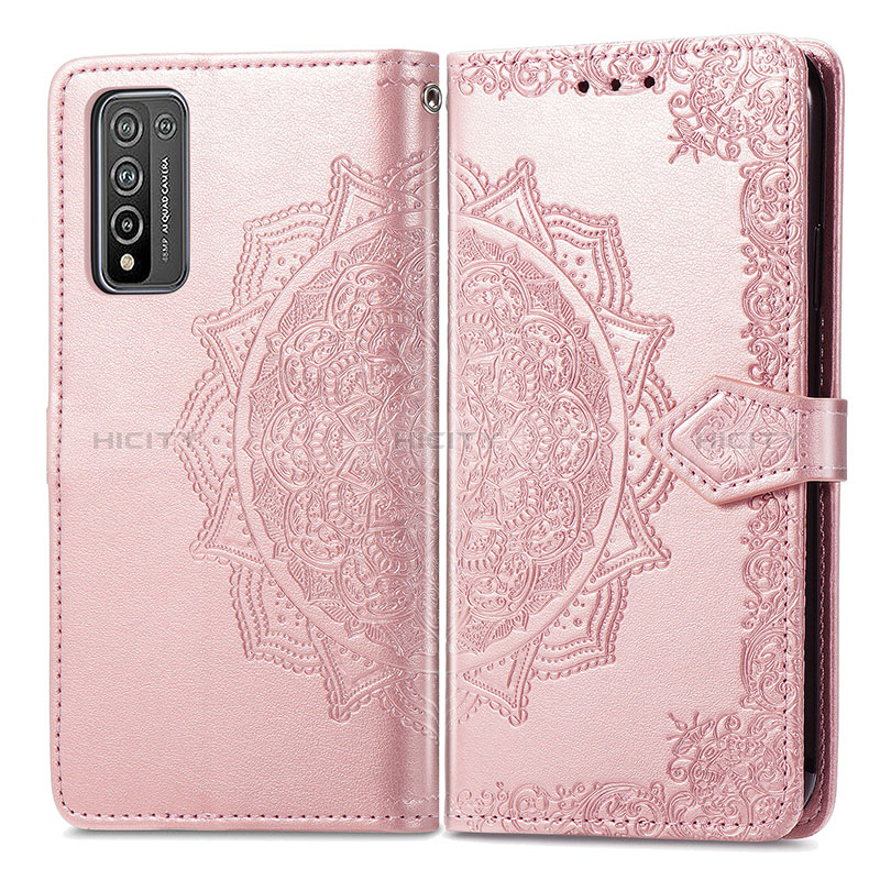 Funda de Cuero Cartera con Soporte Patron de Moda Carcasa para Huawei Honor 10X Lite