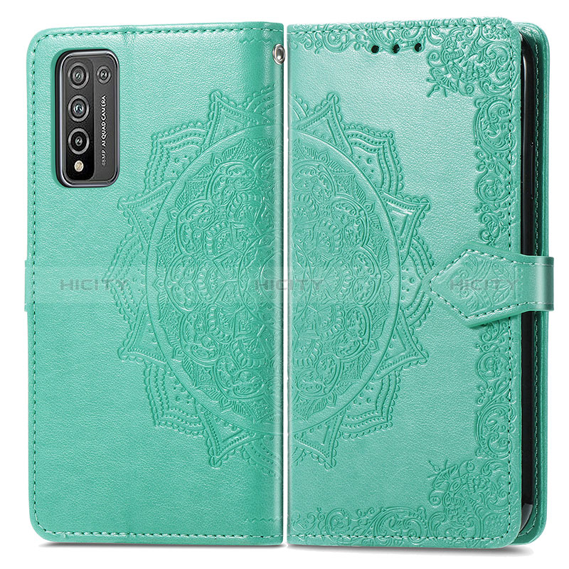 Funda de Cuero Cartera con Soporte Patron de Moda Carcasa para Huawei Honor 10X Lite