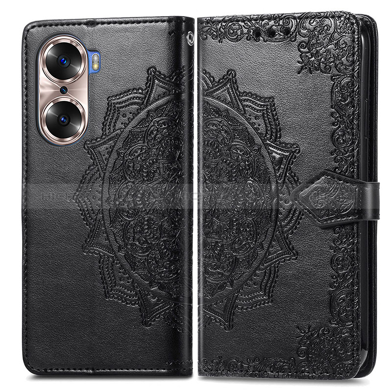 Funda de Cuero Cartera con Soporte Patron de Moda Carcasa para Huawei Honor 60 5G