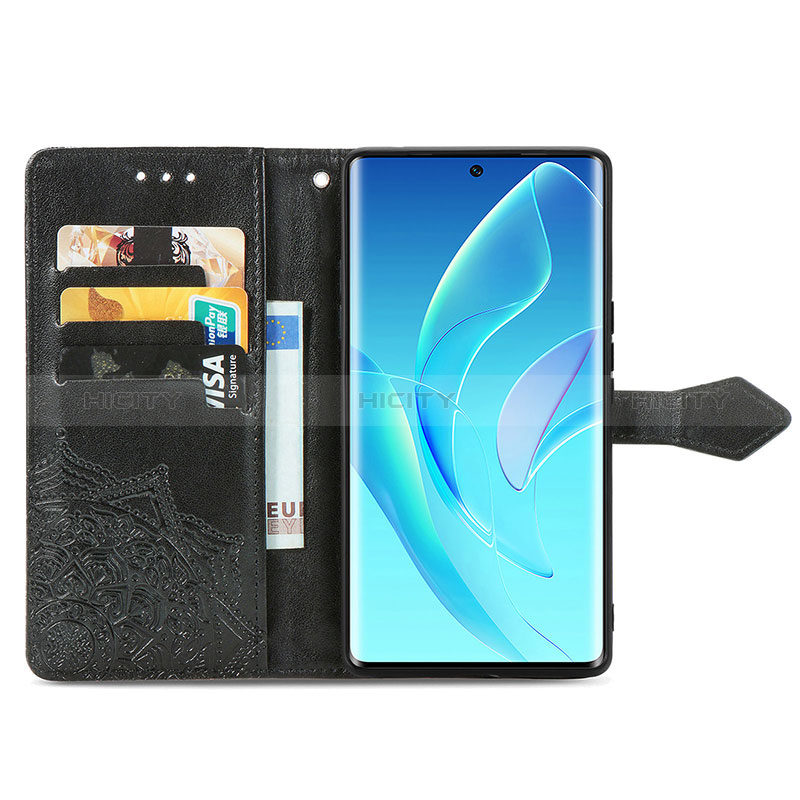 Funda de Cuero Cartera con Soporte Patron de Moda Carcasa para Huawei Honor 60 5G