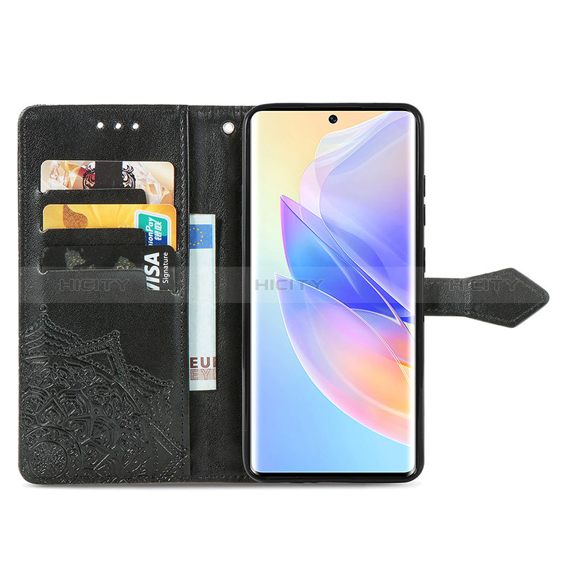 Funda de Cuero Cartera con Soporte Patron de Moda Carcasa para Huawei Honor 60 SE 5G