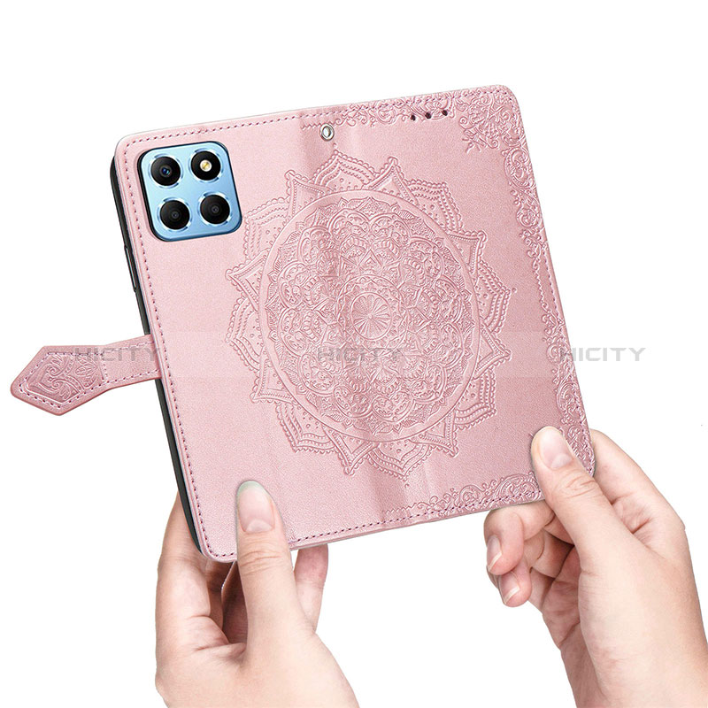 Funda de Cuero Cartera con Soporte Patron de Moda Carcasa para Huawei Honor 70 Lite 5G