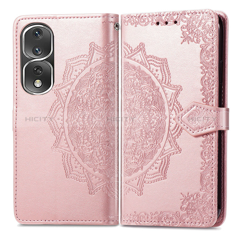 Funda de Cuero Cartera con Soporte Patron de Moda Carcasa para Huawei Honor 80 Pro Flat 5G