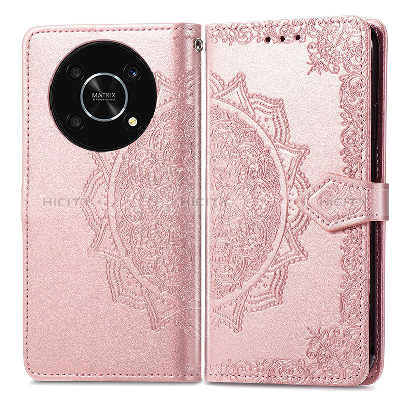 Funda de Cuero Cartera con Soporte Patron de Moda Carcasa para Huawei Honor Magic4 Lite 5G