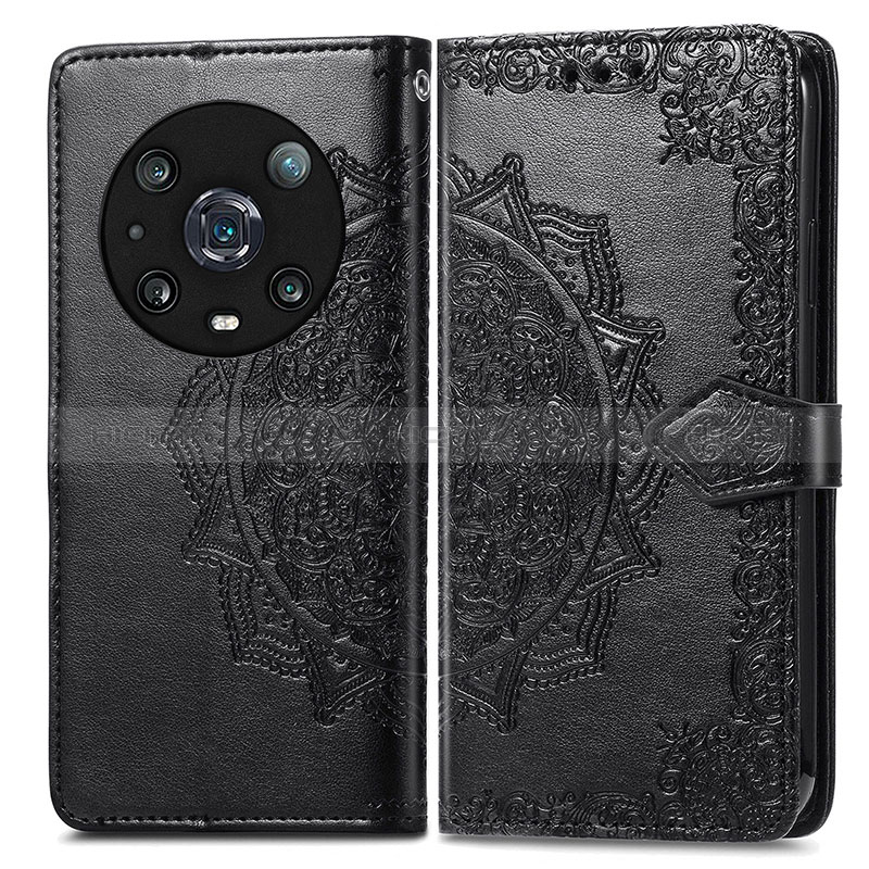 Funda de Cuero Cartera con Soporte Patron de Moda Carcasa para Huawei Honor Magic4 Pro 5G