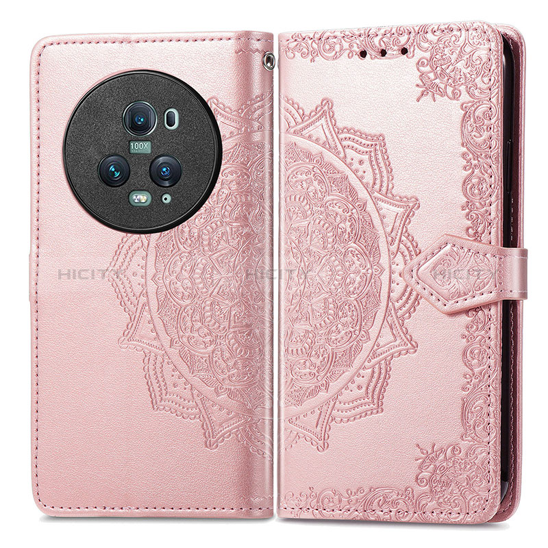 Funda de Cuero Cartera con Soporte Patron de Moda Carcasa para Huawei Honor Magic5 Pro 5G