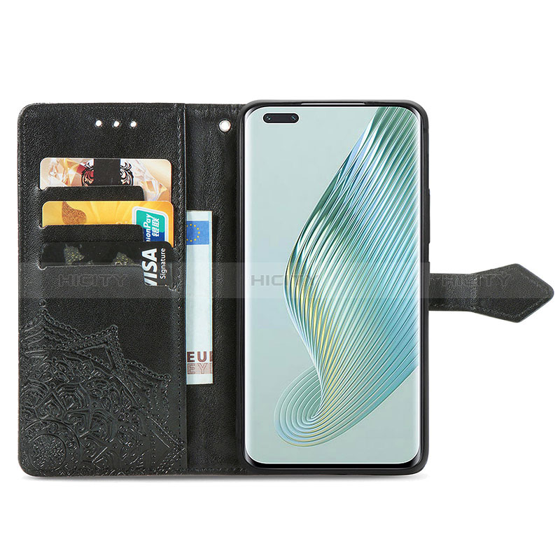 Funda de Cuero Cartera con Soporte Patron de Moda Carcasa para Huawei Honor Magic5 Pro 5G