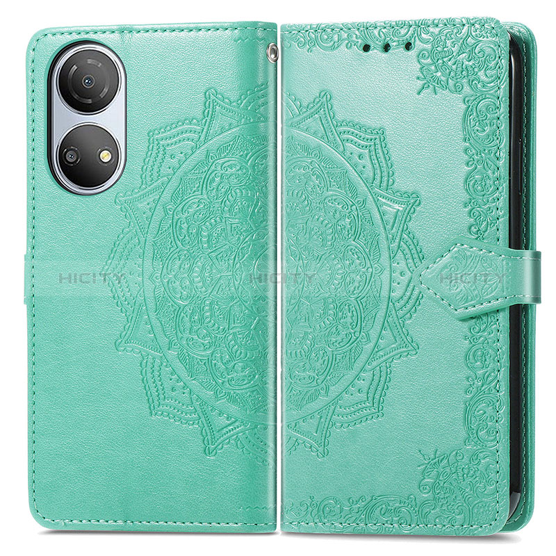 Funda de Cuero Cartera con Soporte Patron de Moda Carcasa para Huawei Honor X7