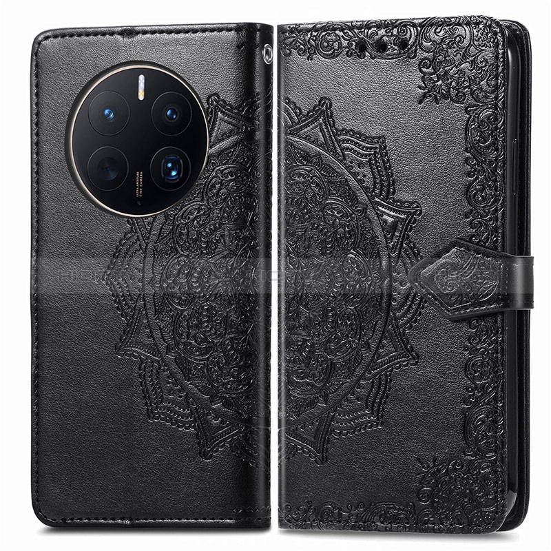 Funda de Cuero Cartera con Soporte Patron de Moda Carcasa para Huawei Mate 50 Pro