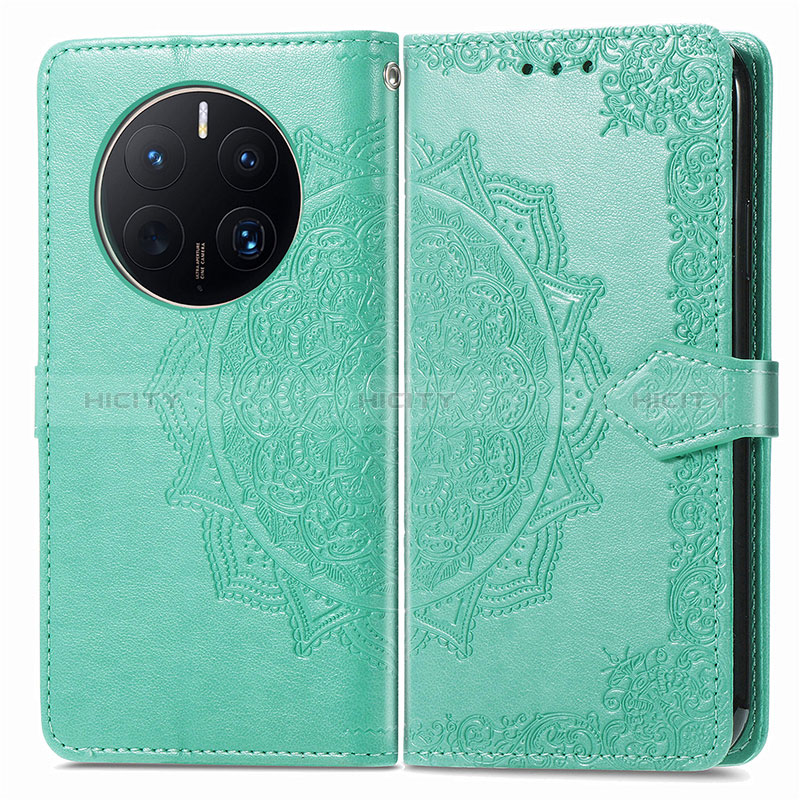 Funda de Cuero Cartera con Soporte Patron de Moda Carcasa para Huawei Mate 50 Pro