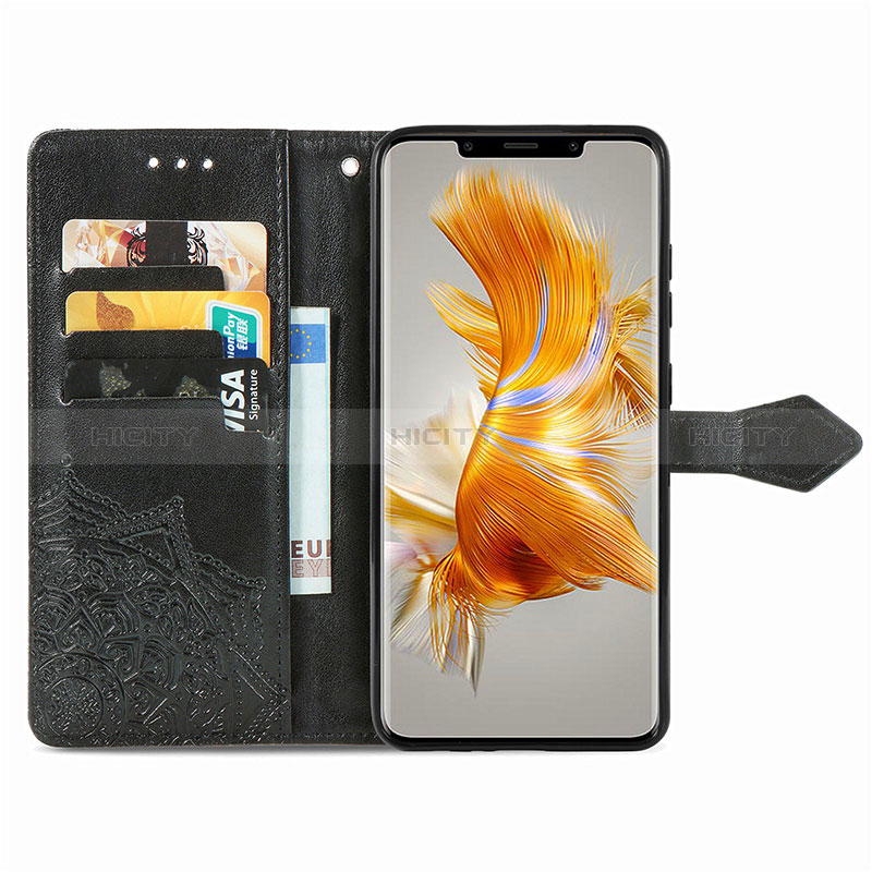 Funda de Cuero Cartera con Soporte Patron de Moda Carcasa para Huawei Mate 50 Pro