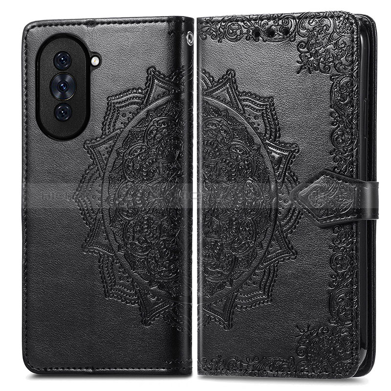 Funda de Cuero Cartera con Soporte Patron de Moda Carcasa para Huawei Nova 10