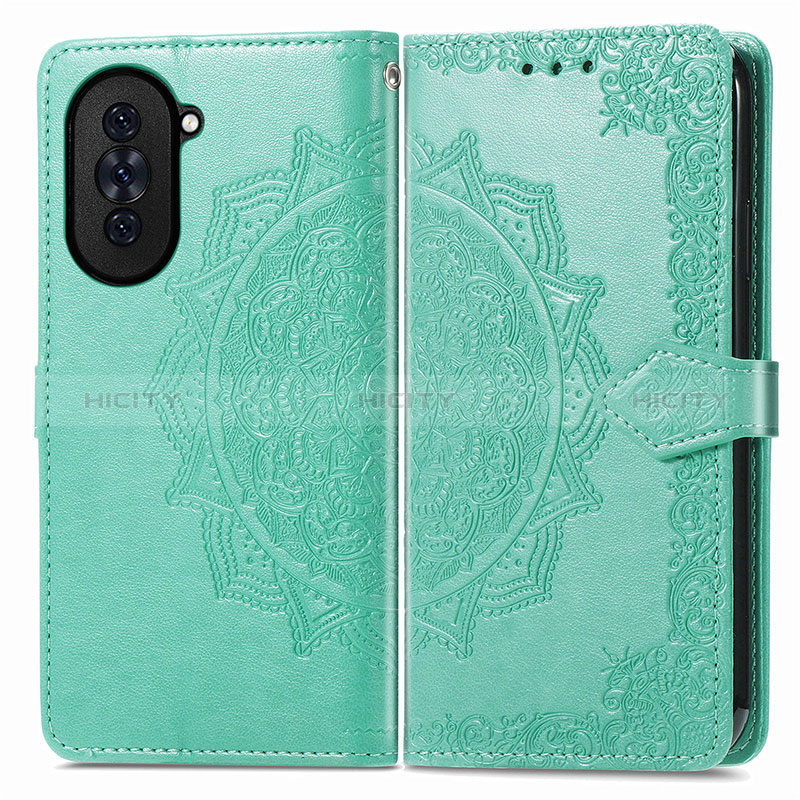 Funda de Cuero Cartera con Soporte Patron de Moda Carcasa para Huawei Nova 10 Pro