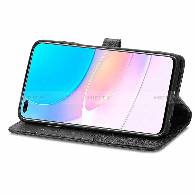 Funda de Cuero Cartera con Soporte Patron de Moda Carcasa para Huawei Nova 8i