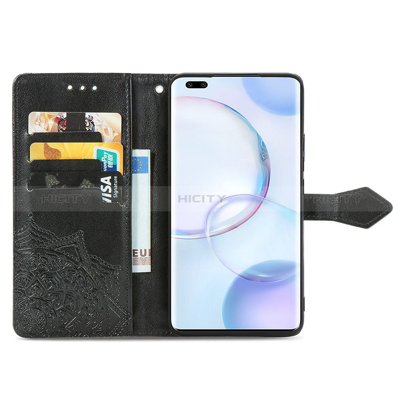 Funda de Cuero Cartera con Soporte Patron de Moda Carcasa para Huawei Nova 9 Pro