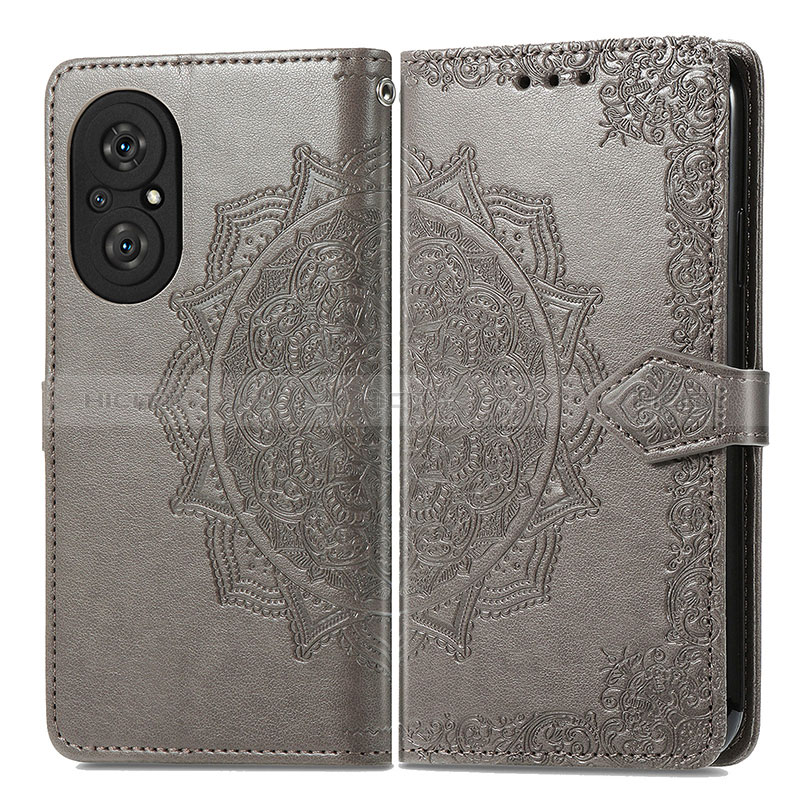 Funda de Cuero Cartera con Soporte Patron de Moda Carcasa para Huawei Nova 9 SE