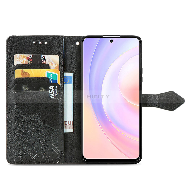 Funda de Cuero Cartera con Soporte Patron de Moda Carcasa para Huawei Nova 9 SE