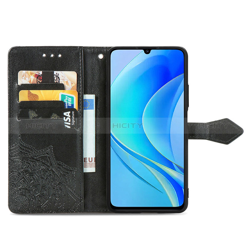 Funda de Cuero Cartera con Soporte Patron de Moda Carcasa para Huawei Nova Y70