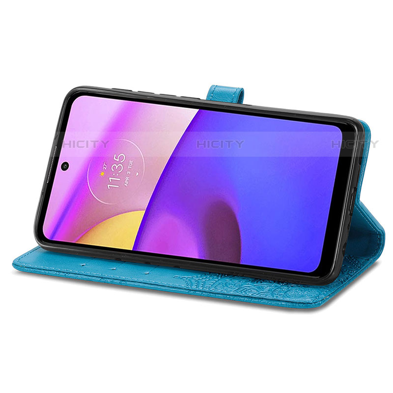 Funda de Cuero Cartera con Soporte Patron de Moda Carcasa para Motorola Moto E40