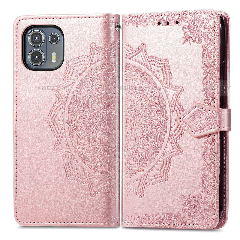 Funda de Cuero Cartera con Soporte Patron de Moda Carcasa para Motorola Moto Edge 20 Lite 5G