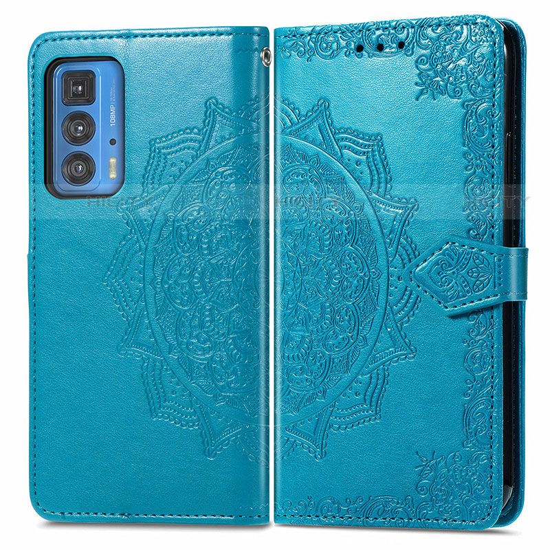 Funda de Cuero Cartera con Soporte Patron de Moda Carcasa para Motorola Moto Edge 20 Pro 5G