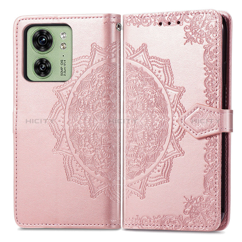 Funda de Cuero Cartera con Soporte Patron de Moda Carcasa para Motorola Moto Edge (2023) 5G