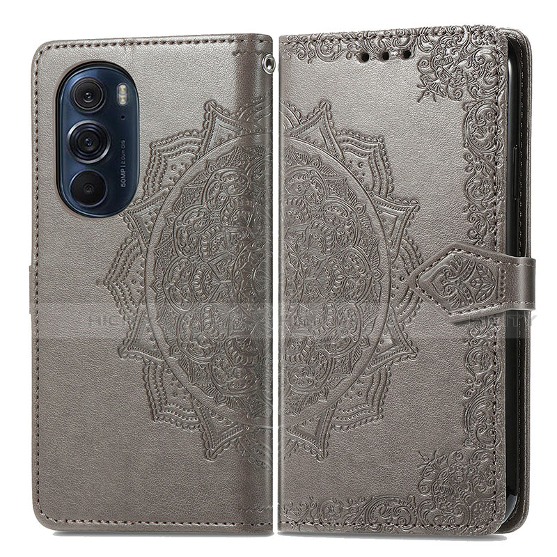 Funda de Cuero Cartera con Soporte Patron de Moda Carcasa para Motorola Moto Edge 30 Pro 5G