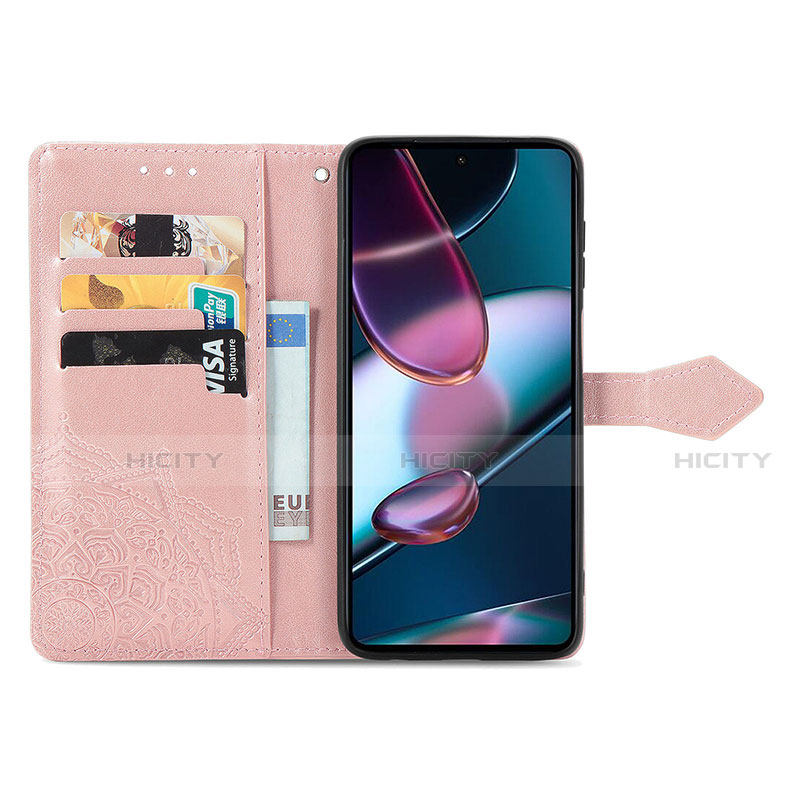 Funda de Cuero Cartera con Soporte Patron de Moda Carcasa para Motorola Moto Edge 30 Pro 5G