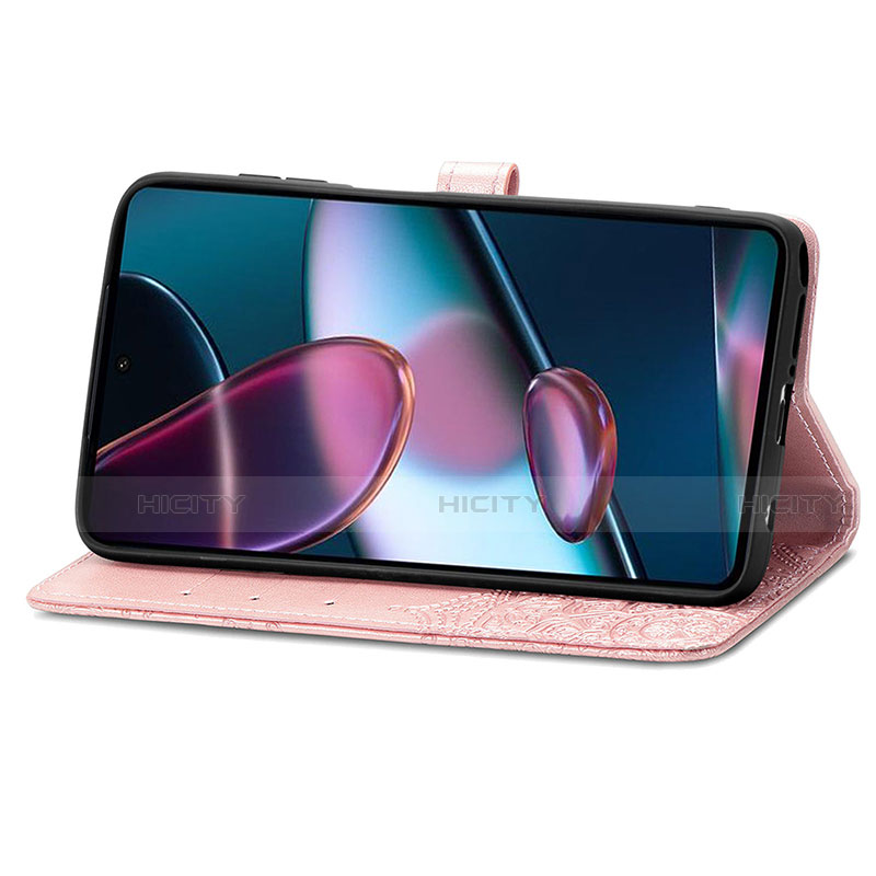 Funda de Cuero Cartera con Soporte Patron de Moda Carcasa para Motorola Moto Edge 30 Pro 5G